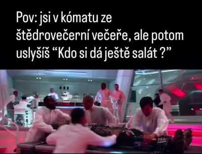 Vzácný “Predátor Evoluce Vánoční meme”