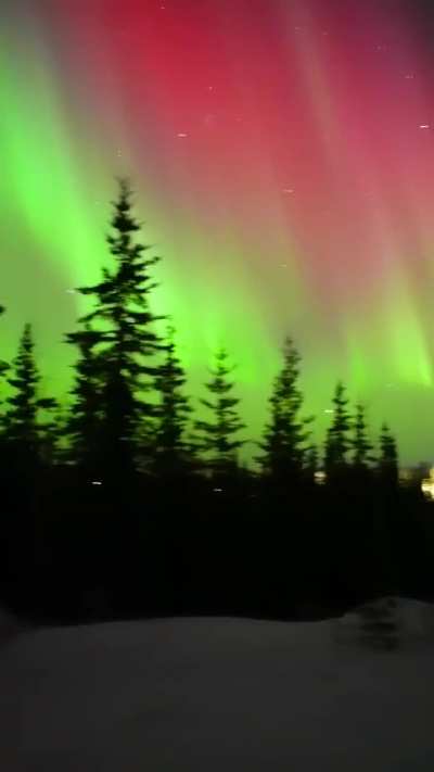 3:17 am in the morning in Venetie, Alaska