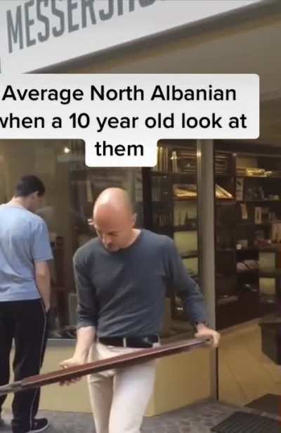 👊🏻🇦🇱👊🏻Average Albanian when you have an eye contact with them 🇦🇱🇦🇱🇦🇱