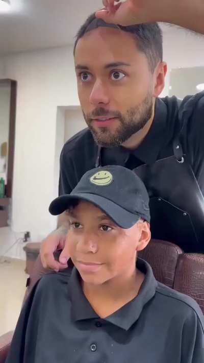 Using his talent to help those who need it.