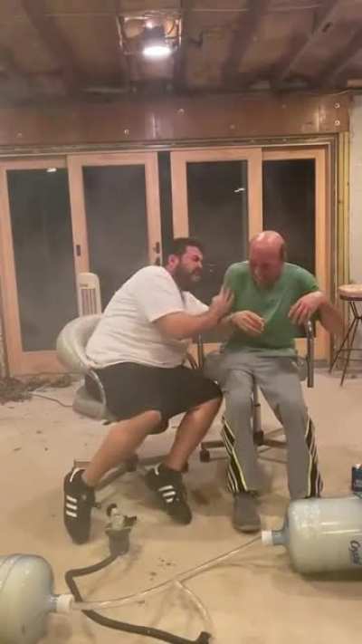WCGW smoking a bowl attached to a vacuum pump, attached to a home made helmet on your head? I guess depending on who you ask, this went right.
