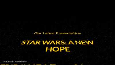 A custom MTDS promo for Star Wars