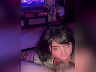 She has a black belt in blowjobs