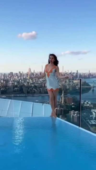Getting in the pool