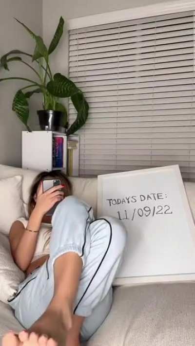 cute asian showing soles