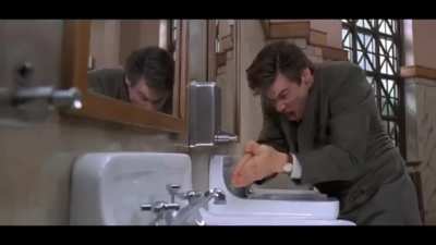 That bathroom scene