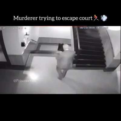 Outta There: Murderer Successfully Escapes Court Before Sentencing