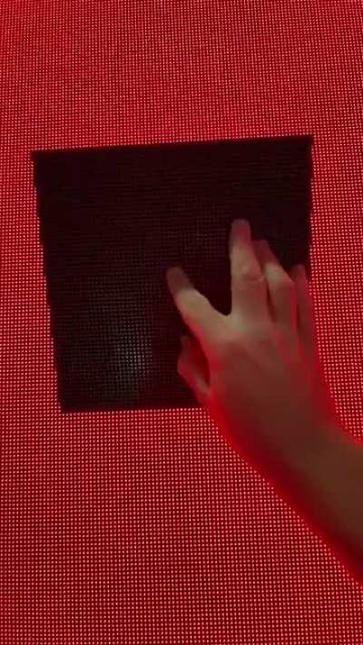 Replacing a tile in a LED Screen.
