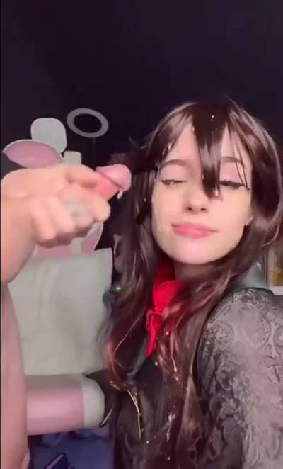 Moster Facial for a Very Cute Girl