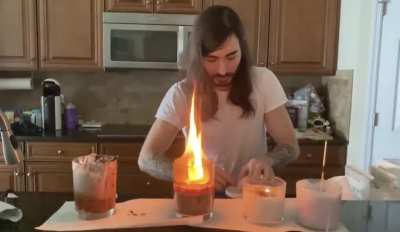 makin’ horrific candles