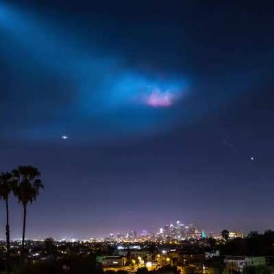 SpaceX Falcon 9 leaving Earth, this is not edited.