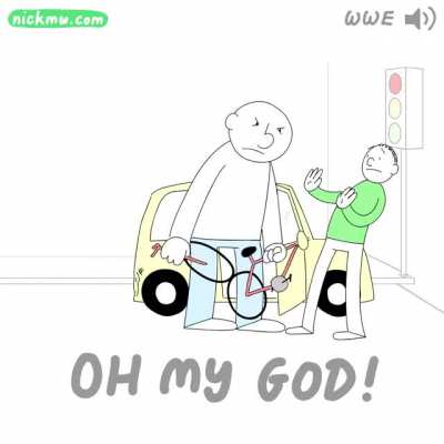 WWE commentary animated
