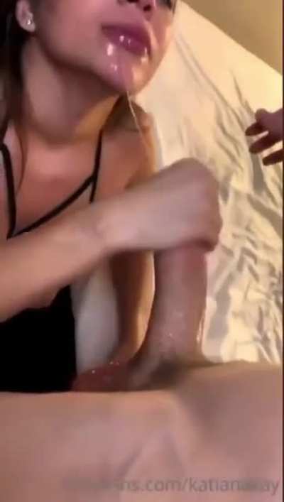 She’s taking it all 😱