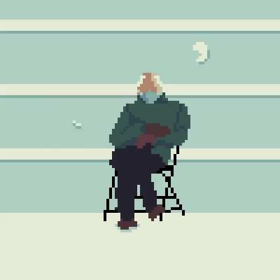 made this pixel art