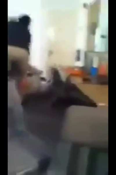 “On my child’s life, if you hit me your ass going to have no life”