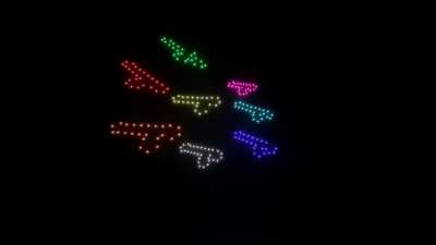 An arousing drone performance at Burning Man NSFW