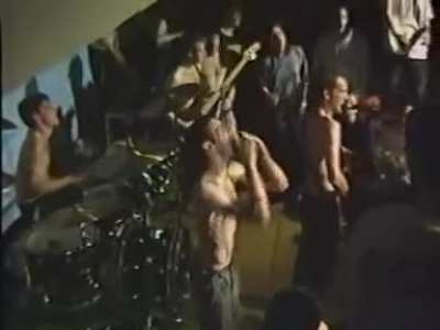 Here's a great energetic live performance from one of the original and best post-hardcore bands. Fugazi - Waiting Room