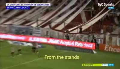 Fanatical grandma gets angry at how a rival celebrates the goal