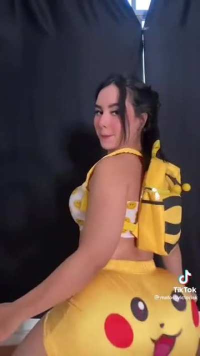 Pikachu learning new skill