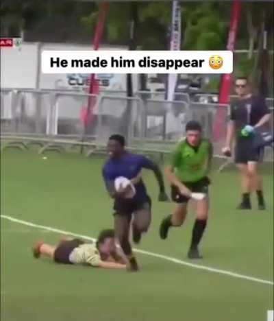 He went the other way.