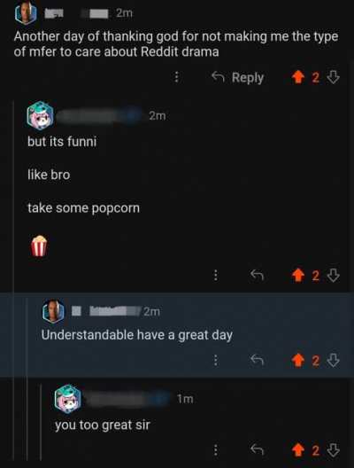 A civil discussion between a gentleman and a gentlewoman