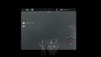 Ukrainian North Side Group engaging Russians using thermals (Location and da tree unknown)