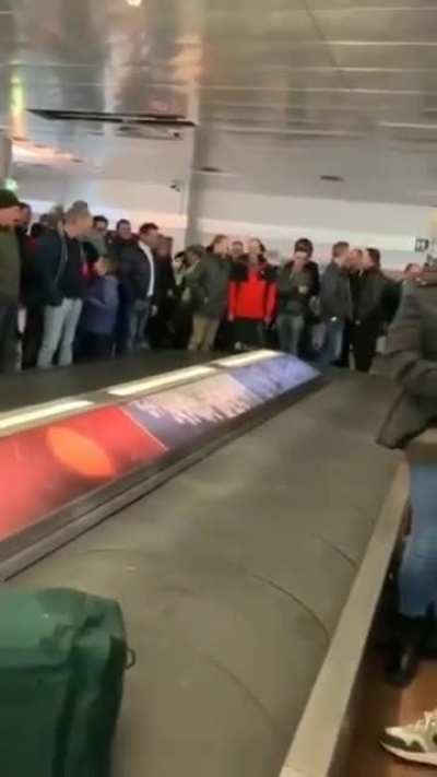 Waiting for your bags