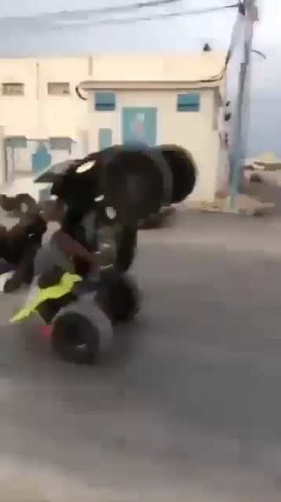 wheeling gone wrong