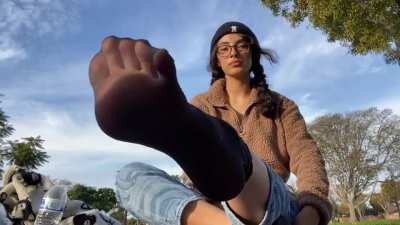 I Love a good nylon sock, don’t you?