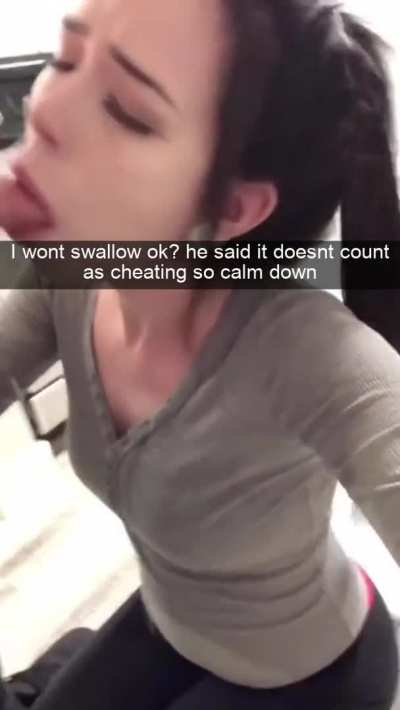 She's not a cheater