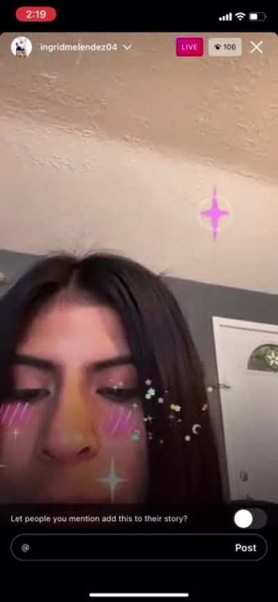 This was Instagram live.<wbr>”ADMI<wbr>NS/MO<wbr>DS”if you ever think of banning me,tell me what i did beforehand please and a chance to correct it