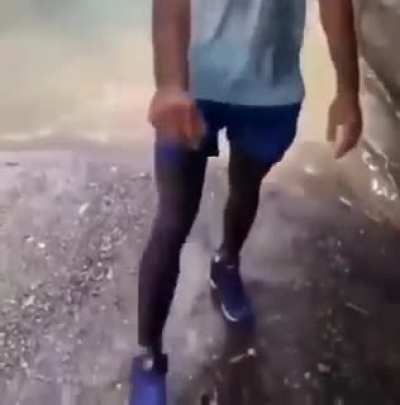 wet shoes