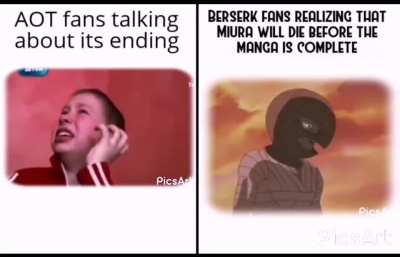 Don't get mad. I'm an AOT fan myself