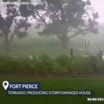 the only thing that wasn't moved by the storm was....