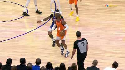 [Highlight] Chris Paul argues with the ref while trying to back Gary Payton II down