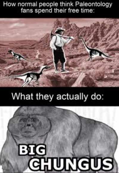 Throw us a bone, we're the ones that are putting dinosaurs on the big screen.
