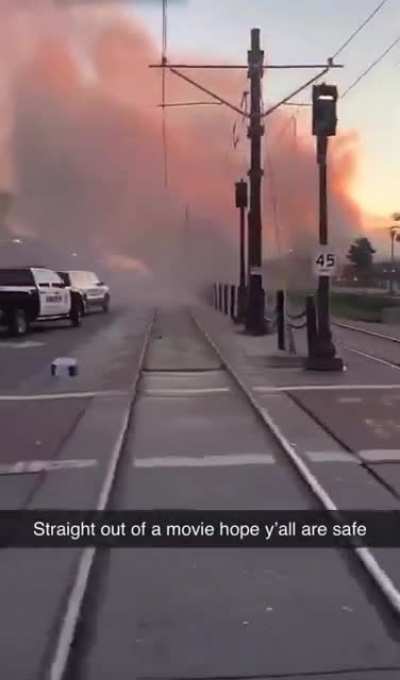 Crazy shot from my buddy's snap