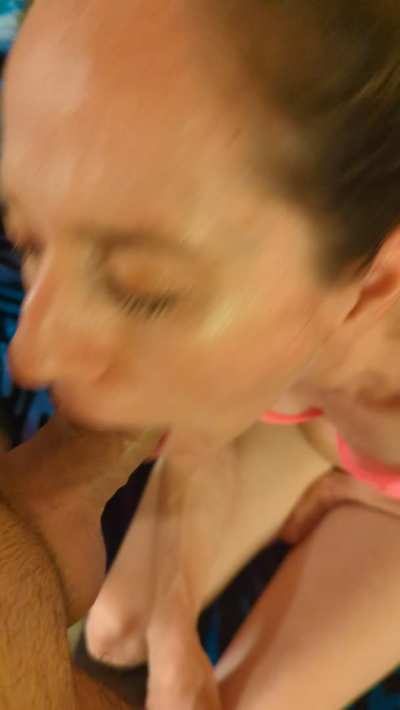 Daddy getting his cock worshipped before work 👅