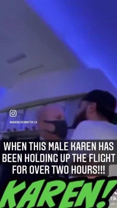 Crazy unhinged individual delays this flight!