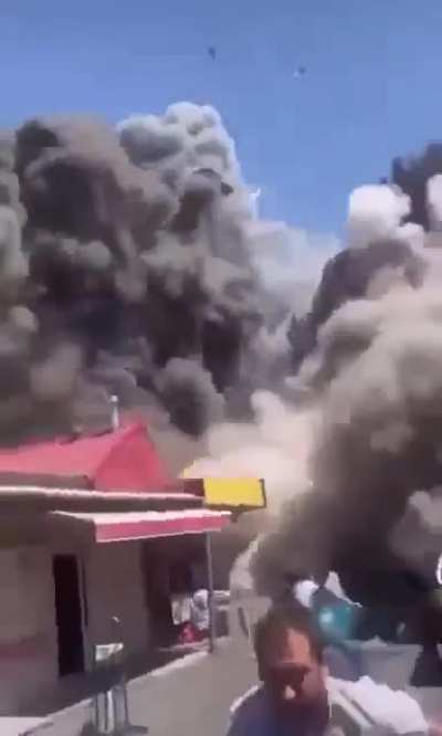 An explosion happened in one of Armenia's shopping centres today