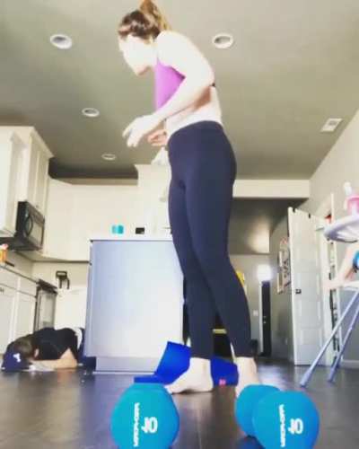 Trying to impress his girl