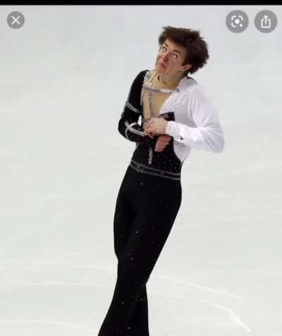 How figure skaters look while spinning