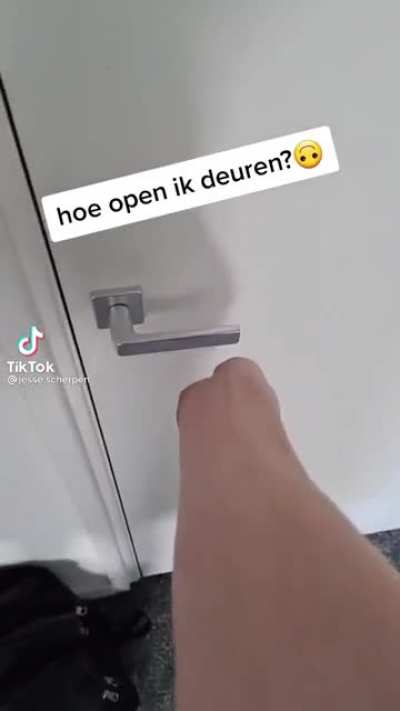 how i open doors is what it says btw