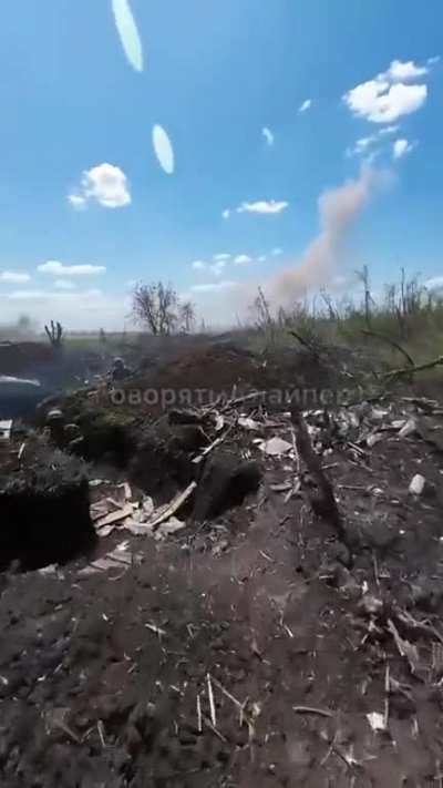 A Ukrainian soldier is wounded. His friend asks for the rifle and then instantly rushes the enemy with zero hesitation so the wounded soldier can withdraw.