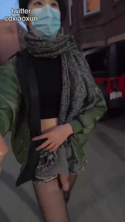 Suki trans public cumshots and pissing