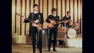 The Beatles - Love me do (Remaster to 4k) Color<wbr>ized-<wbr>(1080<wbr>p60)