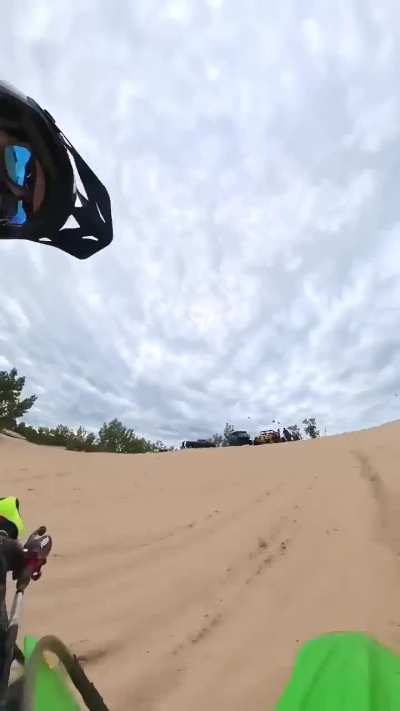 Of a hill