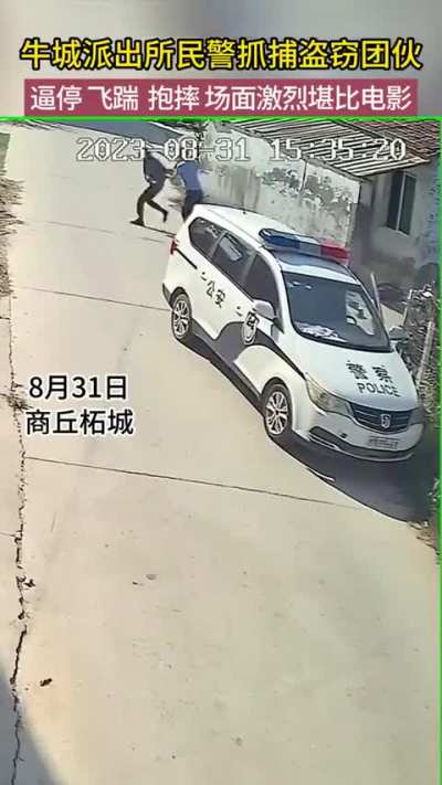 Zhecheng county police catch two burglars