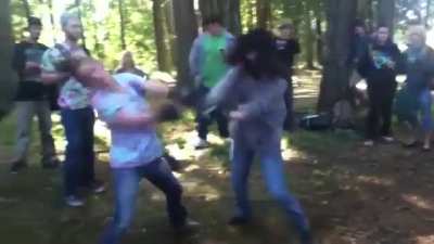 arranged fight