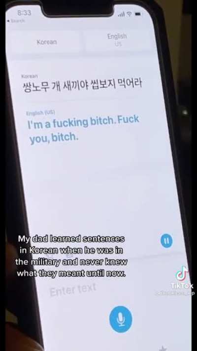 At least his pronunciation is good